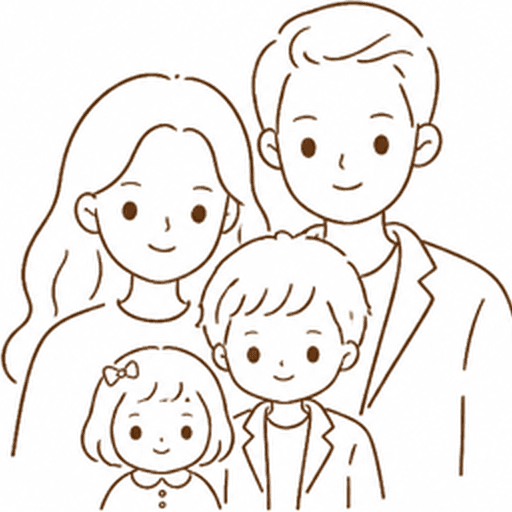 一家人插圖